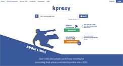 Desktop Screenshot of kproxy.com