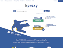 Tablet Screenshot of php.kproxy.com