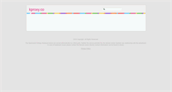 Desktop Screenshot of kproxy.co